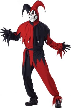 Adult Evil Jester Costume