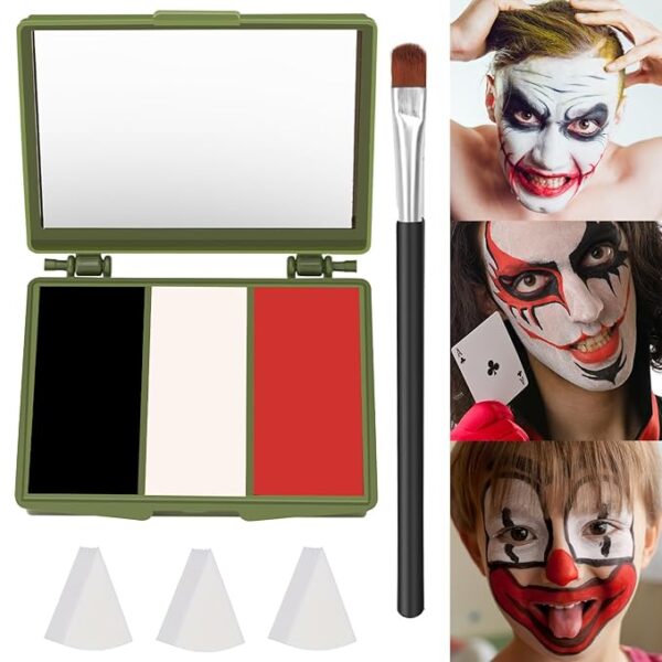 3 in1 Halloween Makeup Kit Clown