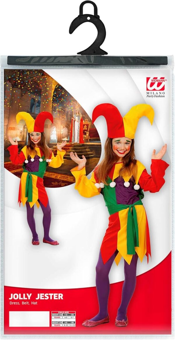 Children's Jolly Jester Costume - Package