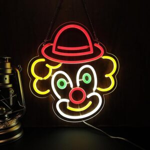 Clown Neon Sign Night Light