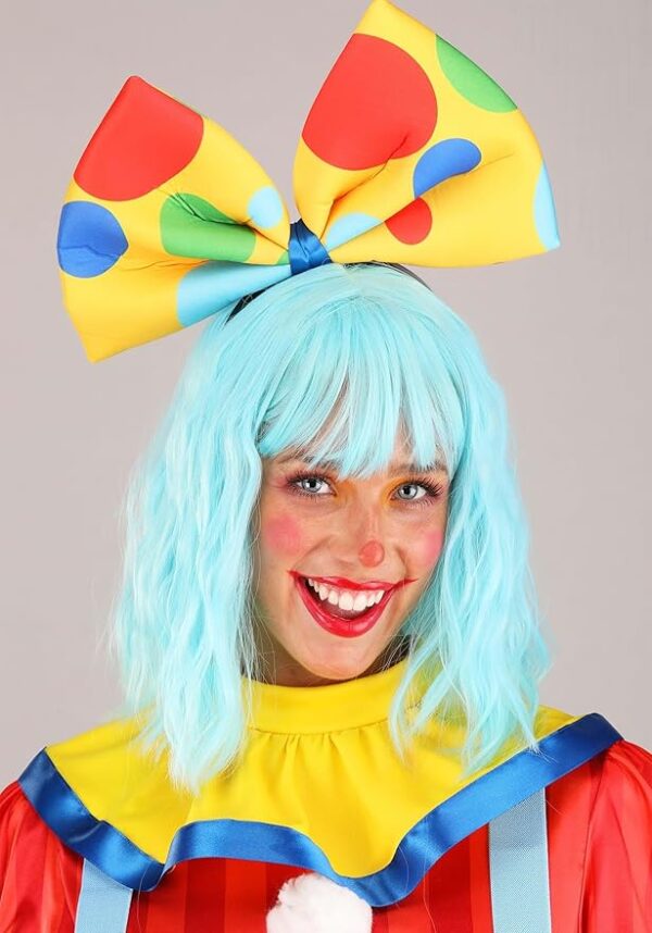 Colorful Circus Jester Outfit - Bow