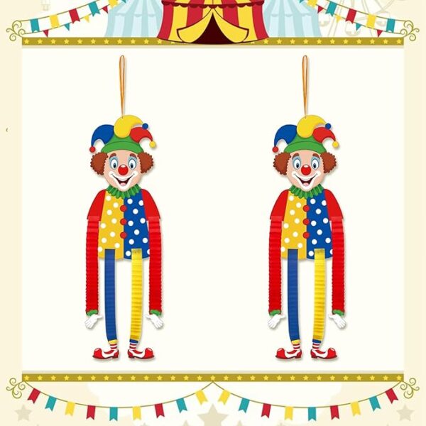 Cute Funny Hanging Clown Party Decoration