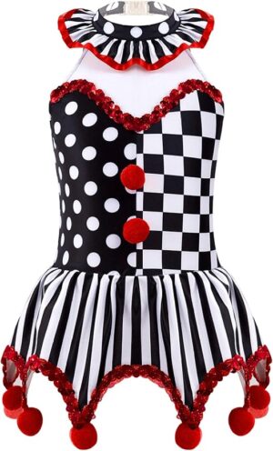 Girl Jester Clown Costume