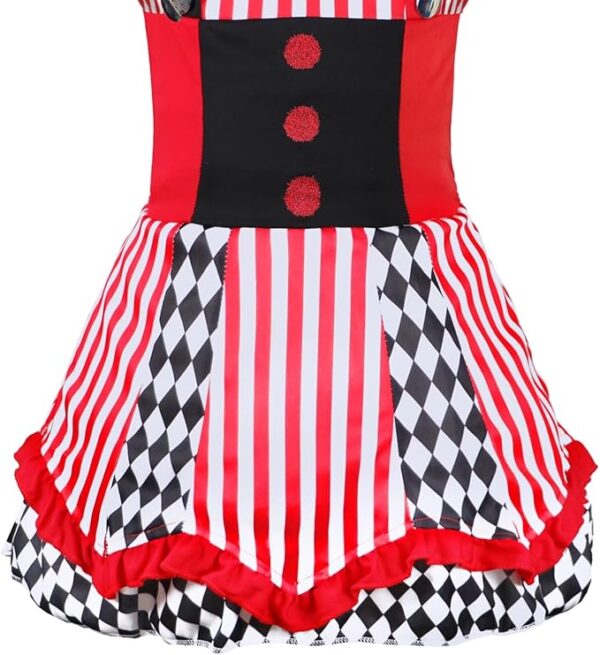 Halloween Sinister Jester Clown Costume - Bottom