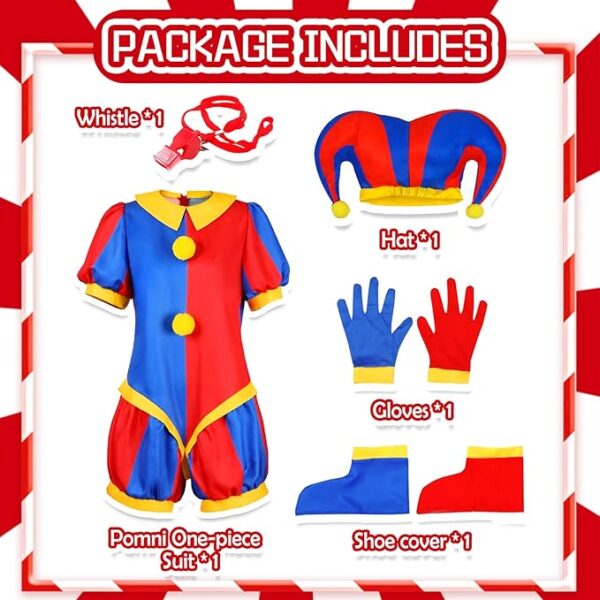 Hollowen Cosplay Clown Costumes - Inclusions