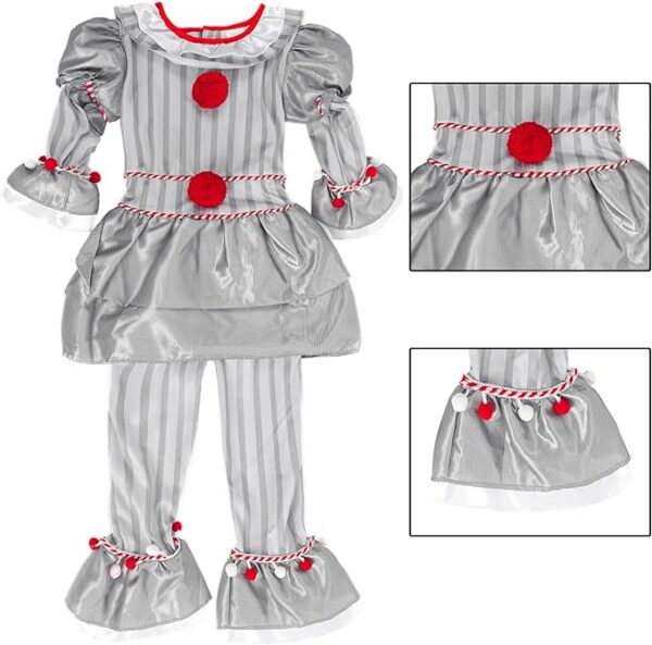 IKALI Clown Kids Costume - Details