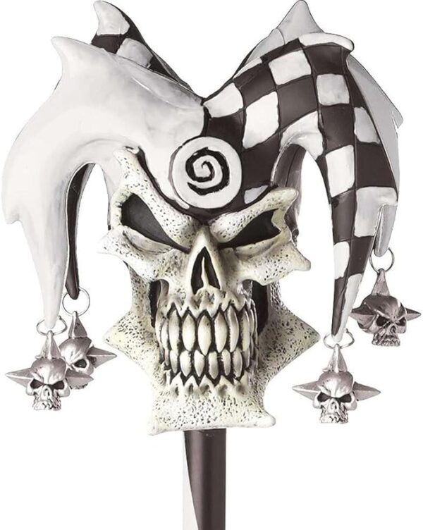 Jester Black and White Cane - Top