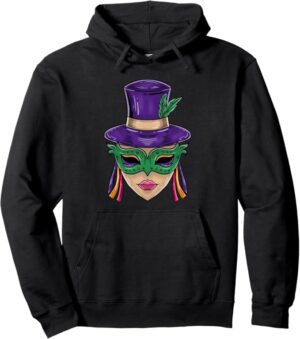 Jester Mardi Gras Pullover Hoodie