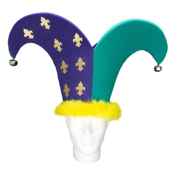 Mardi Gras 2 Points Jester Hat - Front