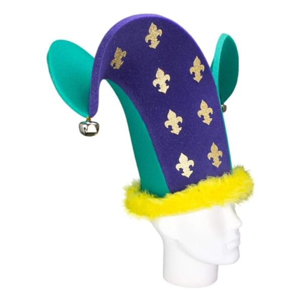 Mardi Gras 2 Points Jester Hat - Side View 1