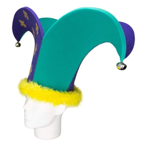 Mardi Gras 2 Points Jester Hat - Side View 2