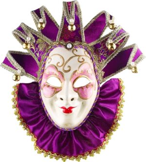 Masquerade Venetian Jester Mask