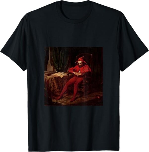 Sad Jester Stanczyk In Red Jan Matejko Art T-Shirt