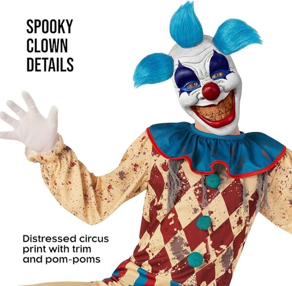 Scary Clown Halloween Costume - Zoom In