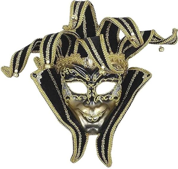 Venetian Style Jester Mask