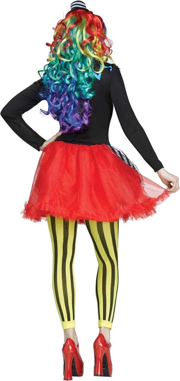 Women's Freakshow Clown Adult Costume - Back