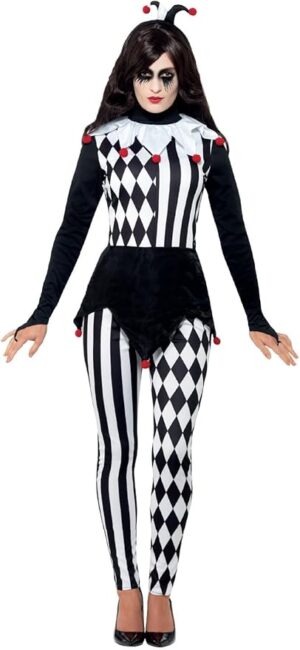 Smiffys Women's Halloween Female Jester Costume