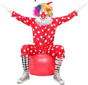 Yewong Halloween Creepy Evil Scary Clown Costume Set